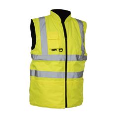 Hi Vis Reflective Bodywarmer - Large