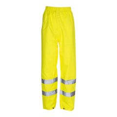 Hi Vis Reflective Waterproof Trousers - Large