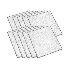 Hilka Emery Cloth Sheets - 10 Pack