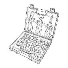 Hilka VDE Screwdriver & Plier Set - 11 Pieces