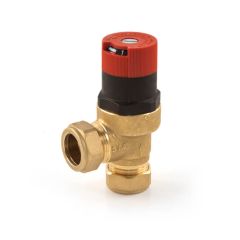 Honeywell Home DU145 Auto By-Pass Valve - 22mm Angled