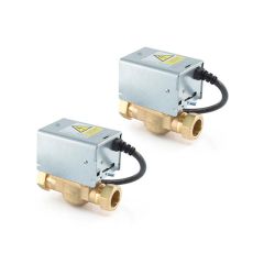 Honeywell Home V4043H Motorised Zone Valve - 2 Port 22mm, Twin Pack