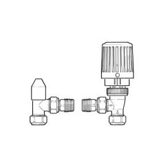 Honeywell Home VTL120-15A TRV Set - 15mm