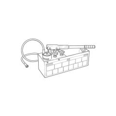 Hydraulic Hand Test Pump Dual Valve 