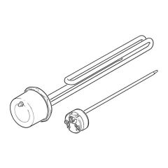 Immersion Heater 14" Titanium - Unvented Cylinder