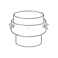 Increasing Adaptor MR - 125 x 150mm