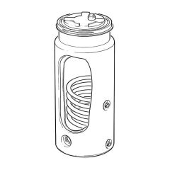 Indirect Copper Combination Cylinder 1075 x 450mm