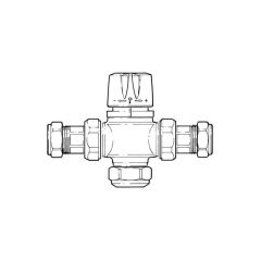 Inta Under Bath Thermostatic Intamix - 22mm