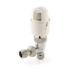 Inta Angled Thermostatic Radiator Valve - 8/10mm