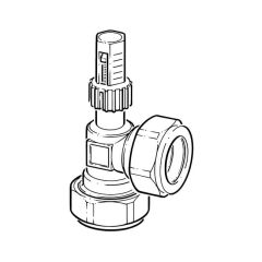 Inta Automatic By-Pass Differential Valve - 28mm Angled