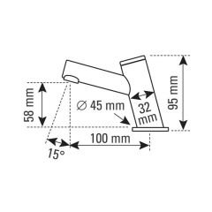 Inta Electronic Tap - Chrome