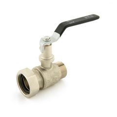 Inta Full Bore Ball Valve - 1.1/4" BSP Swivel x 1" BSP PM with Flat Face