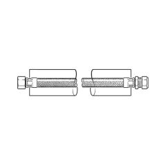 Intaflex Pre Insulated Heat Pump Hoses – 1" BSP F Swivel x 28mm Comp x 750mm Pair