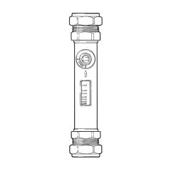 Inta INFSV2840 Heat Pump Flow Balancing Valve - 5 to 40 l/min