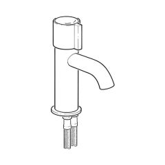 Inta Non-Concussive Basin Tap with Manual Adjustment