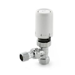 Inta Trade-Tec Angled Thermostatic Radiator Valve - 15mm
