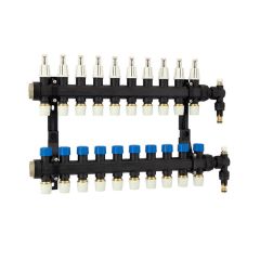 Inta Underfloor Heating Polymer Manifold Push-Fit - 10 Ports