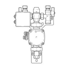 Inta Underfloor Small Area Pump Set w/ Thermal Shut-off