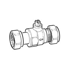 Inta Wondervalve Lite - 15mm Comp. 1/2" Union, 6 l/m