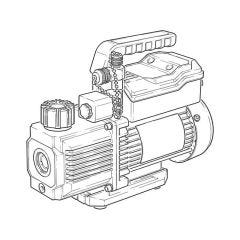 Javac CC-31 A2L Two Stage Vacuum Pump - (1.4 CFM)