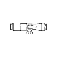 JG Speedfit Double Check Valve with Stop Valve 15mm