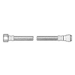 JG Speedfit Flexible Tap Connector 1/2" x 15mm x 500mm