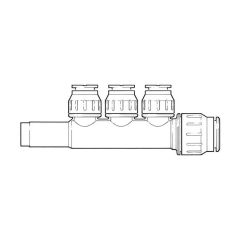 JG Speedfit Plumbing Manifold - 3 Port