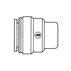 JG Speedfit Push-fit Stop End - 22mm