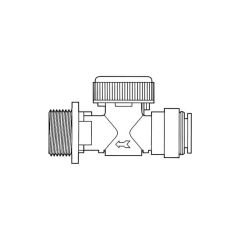 JG Speedfit Washing Machine Tap - 15mm x 3/4"