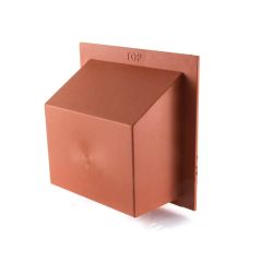 KVH8 Air Brick Cowl 6" X 6" Terracotta