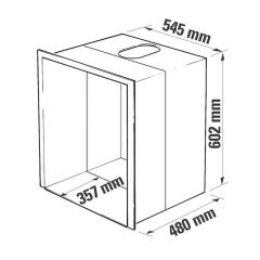 Schiedel Large Flue Box for Back Boilers