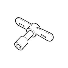 Lockshield Gate Valve Key