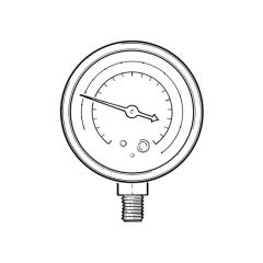 M2-250-DS-R22 Pressure Gauge -1 up to +10 bar