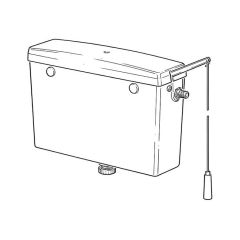 Macdee Elan High Level Side Inlet Cistern 6/7/9 Litres