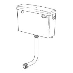 Macdee Elan Low Level Bottom Inlet Cistern 6/7/9 Litres