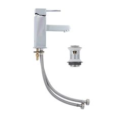 Mariana Monobloc Basin Mixer Tap & Clicker Waste