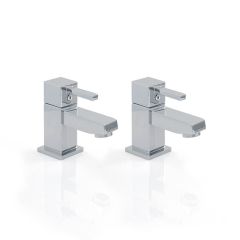 Mariana Square Quarter Turn Lever Head Bath Taps