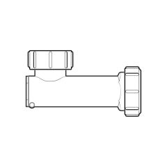 McAlpine Bath Trap with Self Sealing Waste Valve