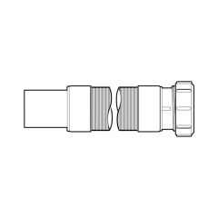 McAlpine Extendable Flexible Waste Connector - 1.1/2"