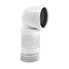 McAlpine Flexible Toilet Pan Connector 90° Angle