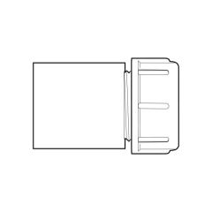 McAlpine Reducer - 1.1/4" Plain Tail x 19/23mm Universal Comp.