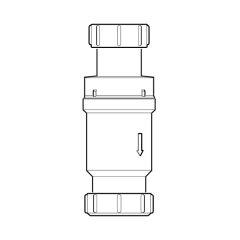 McAlpine Self Sealing Waste Valve - 1.1/2"/40mm