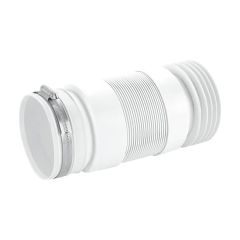 McAlpine Straight Back to Wall WC Pan Flexible Connector