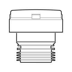 McAlpine Ventapipe 100 Air Admittance Valve - 82/110mm, Grey