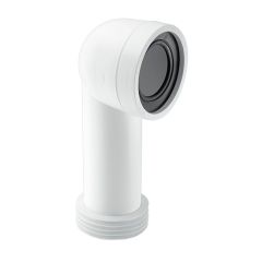 McAlpine WC-CON8 Toilet Pan Connector, 90° Angle White