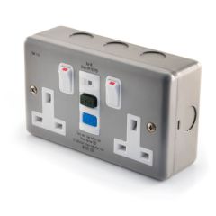 Metal Clad RCD Socket