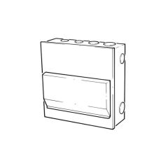 Metal Consumer Unit - 12 Way Usable