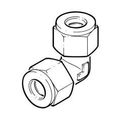 Metric Compression Elbow - 8mm