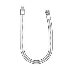 Micropoint Straight Plug-In Bayonet Gas Hose - 1000mm