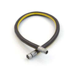 Micropoint Straight Plug-In Bayonet Gas Hose - 1000mm